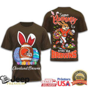 Cleveland Browns “Some Bunny Loves the Browns” Easter T Shirt Cleveland Browns “Some Bunny Loves the Browns” Easter T Shirt
