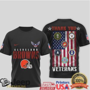 Cleveland Browns Veterans Day Military Salute American Flag T Shirt Cleveland Browns Veterans Day Military Salute American Flag T Shirt
