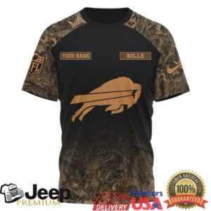 Custom Buffalo Bills Hunting Season Camouflage 3D Printed T Shirt