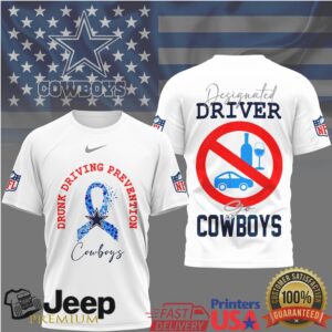Dallas Cowboys Drunk Driving Prevention Designated Driver Shirt Dallas Cowboys Drunk Driving Prevention Designated Driver Shirt