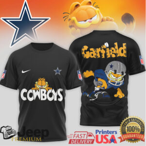 Dallas Cowboys Garfield Character Mashup Sport T Shirt