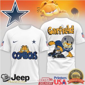 Dallas Cowboys Garfield Character Mashup Sport T Shirt