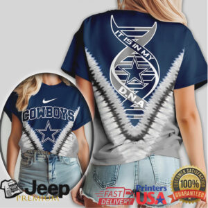 Dallas Cowboys “It Is In My DNA” Star Logo Women’s T Shirt Dallas Cowboys “It Is In My DNA” Star Logo Women’s T Shirt