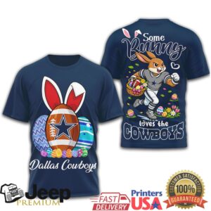Dallas Cowboys “Some Bunny Loves the Cowboys” Easter Holiday T Shirt