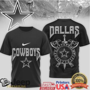 Dallas Cowboys Star Viking Rune & Sword Graphic T Shirt Dallas Cowboys Star Viking Rune & Sword Graphic T Shirt