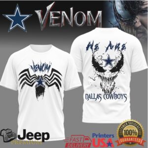 Dallas Cowboys Venom Symbiote “We Are” NFL Graphic T Shirt Dallas Cowboys Venom Symbiote “We Are” NFL Graphic T Shirt