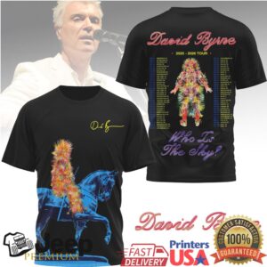 David Byrne Who Is The Sky 2025 2026 World Tour Merchandise