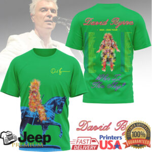 David Byrne Who Is The Sky 2025 2026 World Tour Merchandise