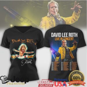 David Lee Roth Live In Concert North American Tour 2024 Apparel