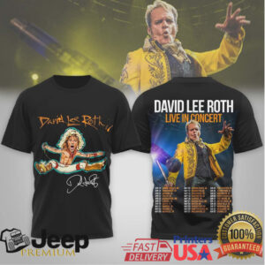 David Lee Roth Live In Concert North American Tour 2024 Apparel