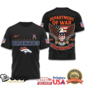 Denver Broncos Department of War Military Style Eagle Shirt Denver Broncos Department of War Military Style Eagle Shirt