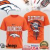 Miami Dolphins Electrician T Shirt Aqua & Orange Power Graphic Tee Miami Dolphins Electrician T Shirt Aqua & Orange Power Graphic Tee