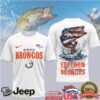 Denver Broncos Hunting Season Custom Name Camo 3D Performance Tee Denver Broncos Hunting Season Custom Name Camo 3D Performance Tee