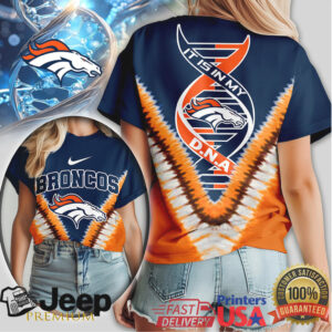 Denver Broncos “It’s In My DNA” Tie Dye Fan T Shirt Denver Broncos “It’s In My DNA” Tie Dye Fan T Shirt