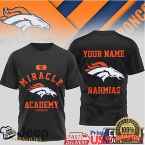 Denver Broncos Miracle Academy Personalized Youth & Adult Tee Denver Broncos Miracle Academy Personalized Youth & Adult Tee
