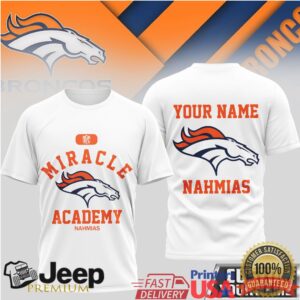 Denver Broncos Miracle Academy Personalized Youth & Adult Tee