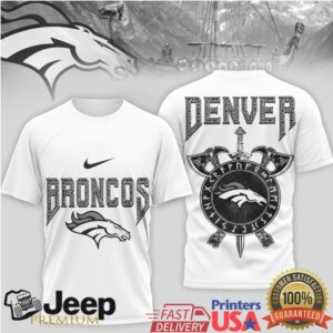 Denver Broncos Viking Mythology Inspired Graphic T Shirt