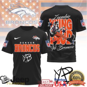 Denver Broncos YUNGBLUD Zoombie Vintage Graphic Tee NFL Sports