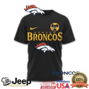Denver Broncos x Megadeth Metal Skull Graphic T Shirt