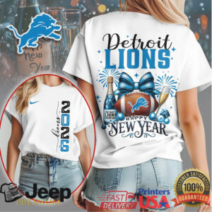 Detroit Lions 2026 New Year Kickoff Celebration T Shirt