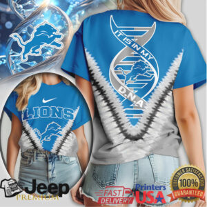 Detroit Lions “It’s In My DNA” Blue & Silver Tie Dye Shirt Detroit Lions “It’s In My DNA” Blue & Silver Tie Dye Shirt