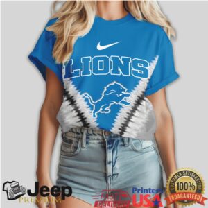 Detroit Lions “It's In My DNA” Blue & Silver Tie Dye Shirt