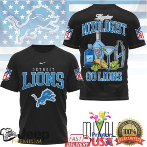 Detroit Lions Master Mixologist NFL Fan T Shirt Detroit Lions Master Mixologist NFL Fan T Shirt