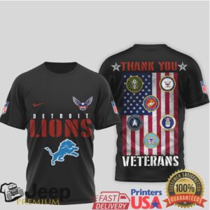 Detroit Lions Military Appreciation Shirt Thank You Veterans American Flag T Shirt Detroit Lions Military Appreciation Shirt Thank You Veterans American Flag T Shirt