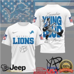 Detroit Lions YUNGBLUD Zoombie Vintage T Shirt NFL Fan Gear Detroit Lions YUNGBLUD Zoombie Vintage T Shirt NFL Fan Gear