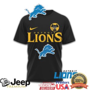 Detroit Lions x Megadeth Heavy Metal Skull Graphic Tee