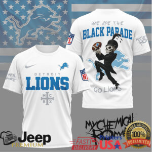 Detroit Lions x My Chemical Romance “The Black Parade” NFL T Shirt