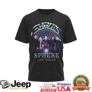 Eagles Band Sphere Las Vegas Residence Guitar Graphic T Shirt Eagles Band Sphere Las Vegas Residence Guitar Graphic T Shirt