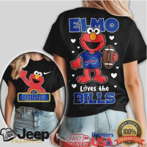 Elmo Loves The Buffalo Bills NFL Football Fan T Shirt Elmo Loves The Buffalo Bills NFL Football Fan T Shirt