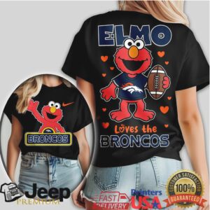Elmo Loves The Denver Broncos NFL Football Fan T Shirt Elmo Loves The Denver Broncos NFL Football Fan T Shirt