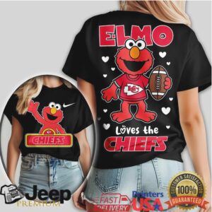 Elmo Loves The Kansas City Chiefs Football Fan T Shirt Elmo Loves The Kansas City Chiefs Football Fan T Shirt