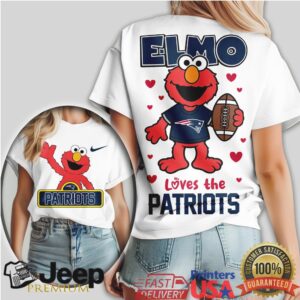 Elmo Loves The New England Patriots NFL Graphic T Shirt