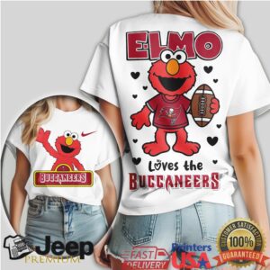 Elmo Loves The Tampa Bay Buccaneers NFL Fan T Shirt