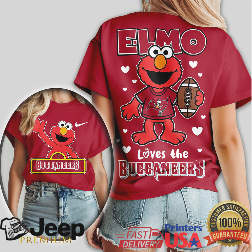 Elmo Loves The Tampa Bay Buccaneers NFL Fan T Shirt Elmo Loves The Tampa Bay Buccaneers NFL Fan T Shirt