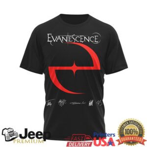 Evanescence World Tour 2026 Symbol & Lightning Graphic T Shirt Evanescence World Tour 2026 Symbol & Lightning Graphic T Shirt