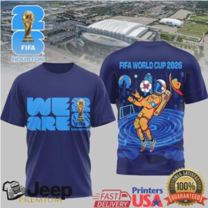 FIFA World Cup 2026 Houston Host City Astronaut Soccer T Shirt FIFA World Cup 2026 Houston Host City Astronaut Soccer T Shirt