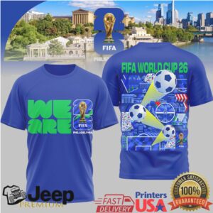 FIFA World Cup 2026 Philadelphia Host City Skyline T Shirt FIFA World Cup 2026 Philadelphia Host City Skyline T Shirt