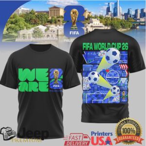 FIFA World Cup 2026 Philadelphia Host City Skyline T Shirt