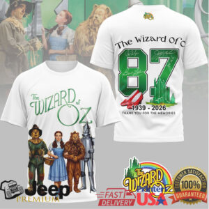 Five Finger Death Punch 20th Anniversary & Wizard of Oz 87th Anniversary Shirts