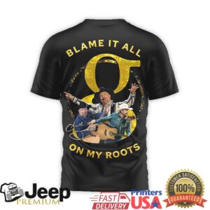 Garth Brooks Blame It All On My Roots Country Music T Shirt Garth Brooks Blame It All On My Roots Country Music T Shirt