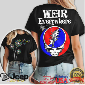 Grateful Dead Bobby Weir “Weir Everywhere” Steal Your Face T Shirt