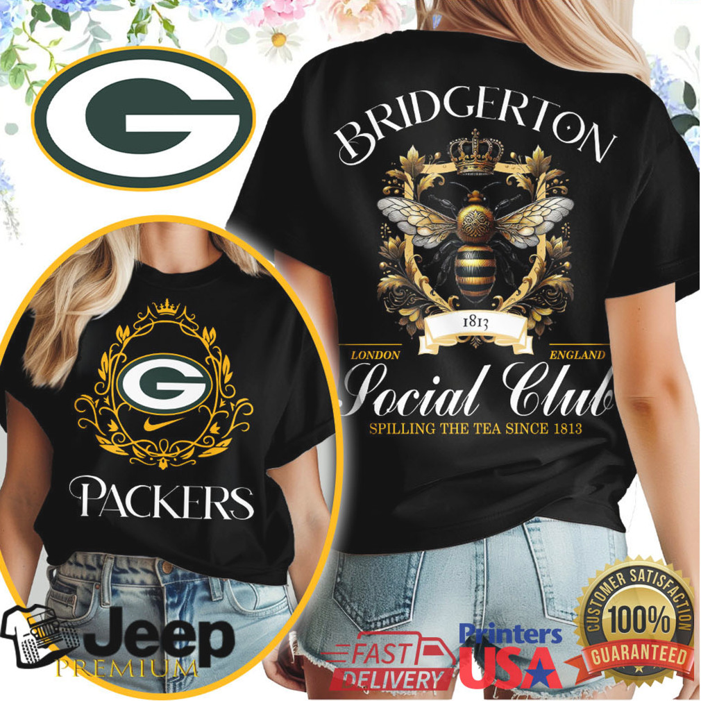 Green Bay Packers Bridgerton Social Club T Shirt Regency Style Game Day Shirt Green Bay Packers Bridgerton Social Club T Shirt Regency Style Game Day Shirt