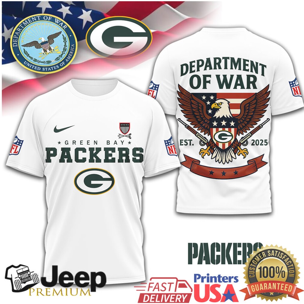 Green Bay Packers Department of War Patriotic Eagle Military Style Shirt Green Bay Packers Department of War Patriotic Eagle Military Style Shirt