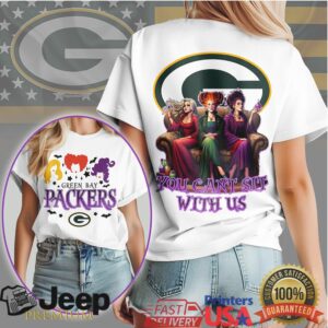 Green Bay Packers Hocus Pocus You Can’t Sit With Us Halloween T Shirt Green Bay Packers Hocus Pocus You Can’t Sit With Us Halloween T Shirt