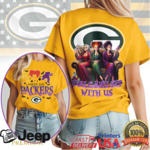 Green Bay Packers Hocus Pocus You Can't Sit With Us Halloween T Shirt