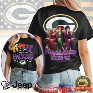 Green Bay Packers Hocus Pocus You Can't Sit With Us Halloween T Shirt